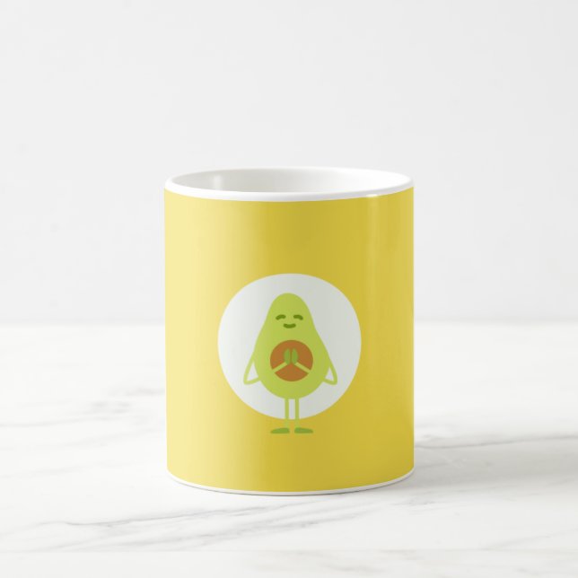 Mug Avocat de yoga (Centre)