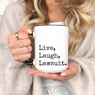 Mug avocat drôle pour lui ou elle, Mug juridique d