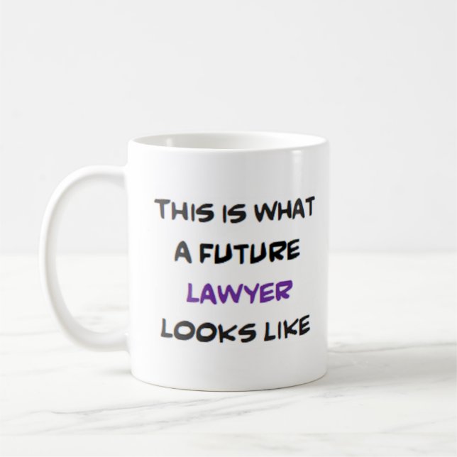 Mug avocat, futur (Gauche)