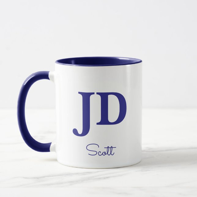 Mug Avocat mignon JD Graduation Nom personnalisé Café (Gauche)
