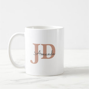 Mug Avocat mignon JD remise des diplômes nom personnal