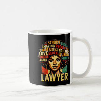 Mug Avocat Mois de l'histoire des Noirs Fierté noire p