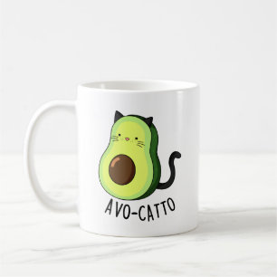 Mug Avocatto Drôle Avocado Pun de chat