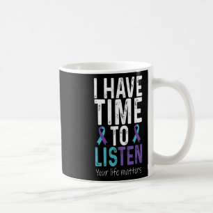 Mug Avoir le temps d'écouter - Sensibilisation à la pr