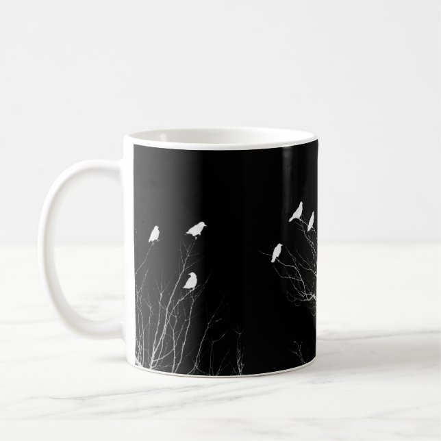 Mug Avoir Un Cupa Avec Des Corneilles (Gauche)