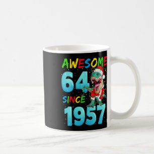 Mug Awesome 64 Depuis 1957 Dinosaur 64e anniversaire C