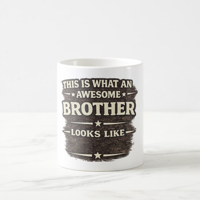 Mug Awesome Brother Looks Like – Funny Quote Design (Centre)