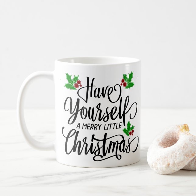 Mug Ayez-vous un joyeux petit Noël (Avec donut)