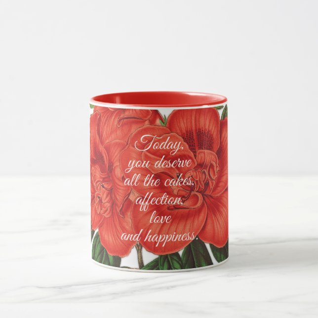 Mug Azalea (indica) Grand-Duchesse, Joyeux (Centre)