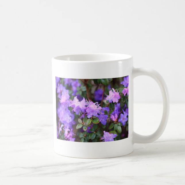 Mug azalée puple buisson fleuri (Droite)