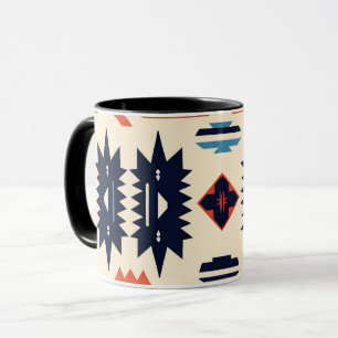 Mug Aztec géométrique tribal boho du Sud-Ouest