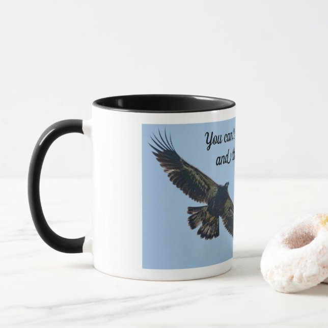 Mug B10 apprenant à voler--Vous ne pouvez pas hululer (Avec donut)
