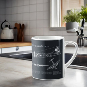 Mug B-29 Superforteresse - Plan directeur de l'avion P