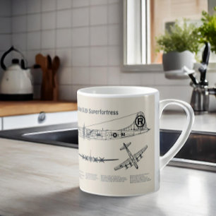 Mug B-29 Superforteresse - Plan directeur de l'avion S