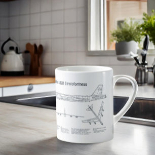 Mug B-52 Stratoforteresse - Plan directeur de l'avion 