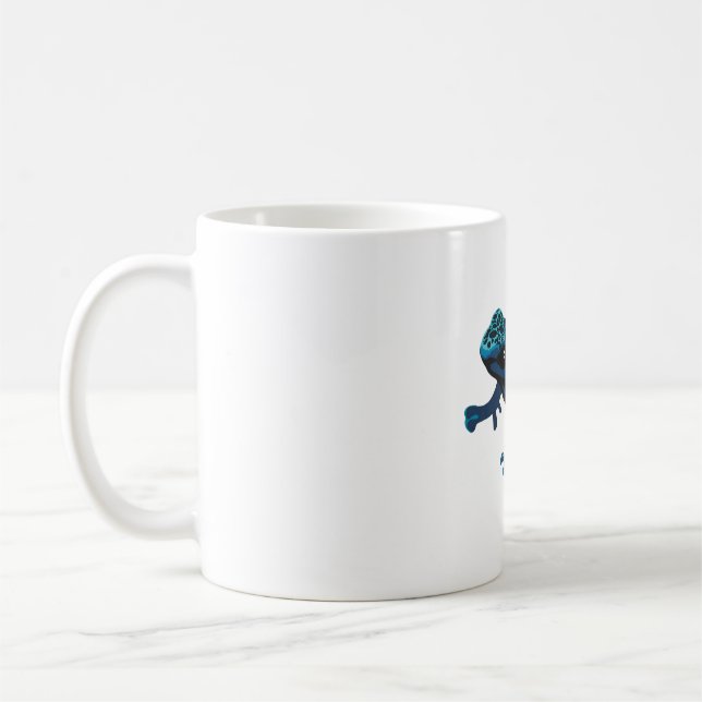 Mug B est pour Blue Poison Dart Frog (Gauche)