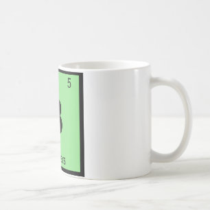 Mug B - Symbole de tableau périodique de la chimie des