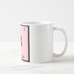 Mug B - Symbole de tableau périodique de la chimie du 