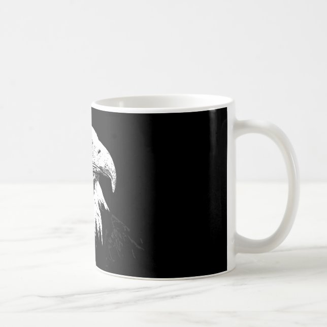 Mug B&W American Bald Eagle (Droite)