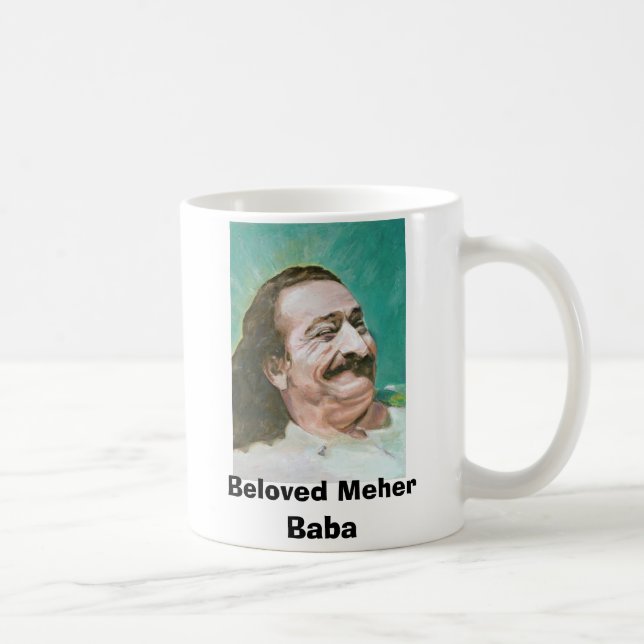 Mug Baba de Meher joyeux, baba aimé de Meher (Droite)