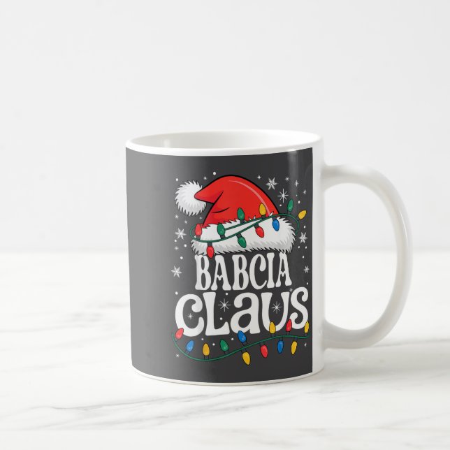 Mug Babcia Claus Funny Xmas Christmas Grandma Holiday  (Droite)