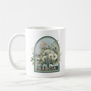 Mug Babcia Vintage Floral Grand-mère