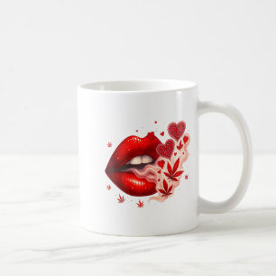 Mug Babe amoureuse de cannabis pour la Saint-Valentin