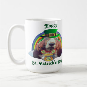 Mug Baby Basset Hound Joyeuse St. Patrick's Day