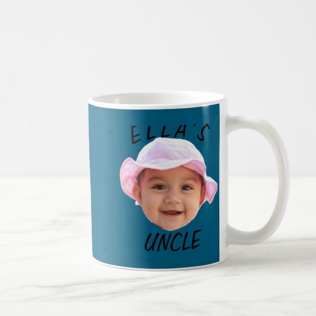 Mug Baby Face Photo Text New Uncle  (Droite)
