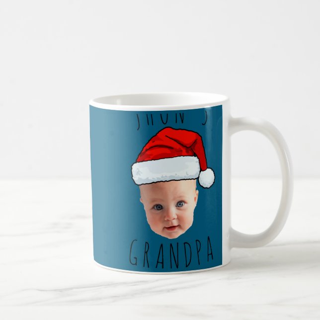 Mug Baby Face Santa Hat Christmas Photo  (Droite)