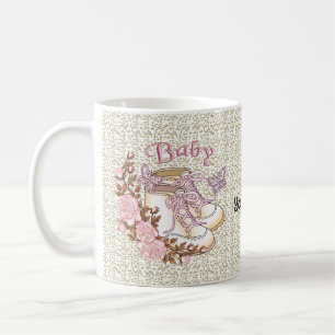 Mug Baby Girl First Chaussures