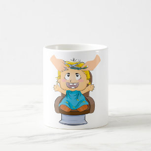 Mug Baby Obtenir Coupe de cheveux amusant Enfants Barb