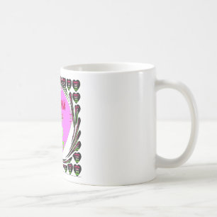 Mug Baby Pink Hearts Hakuna Matata Baby Kids Design.p