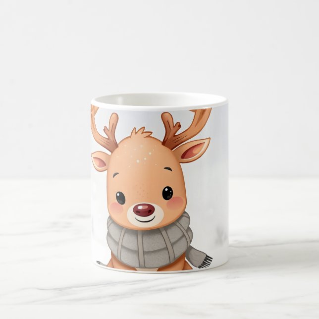 Mug baby reindeer kawaii (Centre)