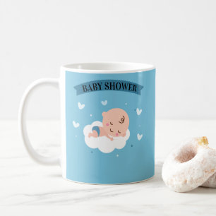 Mug Baby shower Bleu clair Cuit CUSTOM
