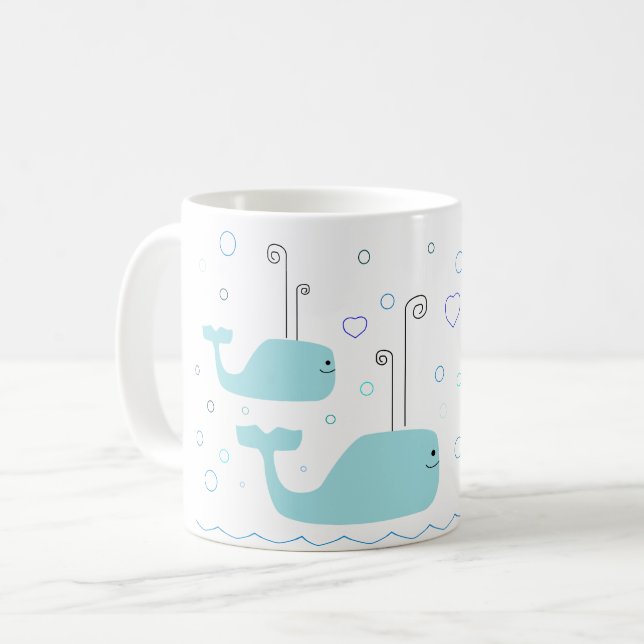 Mug Baby shower cadeau pas de texte - tasses- garçons (Devant gauche)