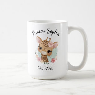 Mug Baby shower d'anniversaire des animaux de la jungl
