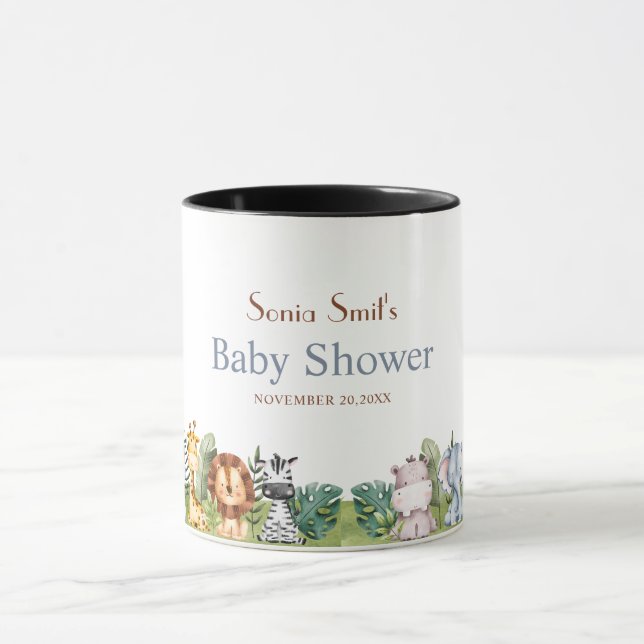 Mug Baby shower Jungle Safari (Centre)