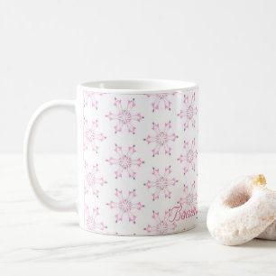 Mug Baby Shower Rose Bébé Fille Magnifique Motif Fleur