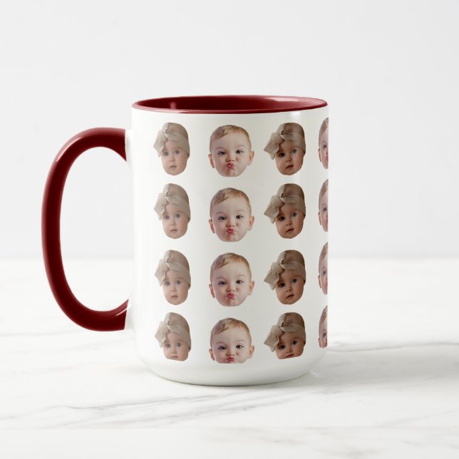 Mug Baby Your Dogs Your Husband's Face Funny Gift Idée (Gauche)