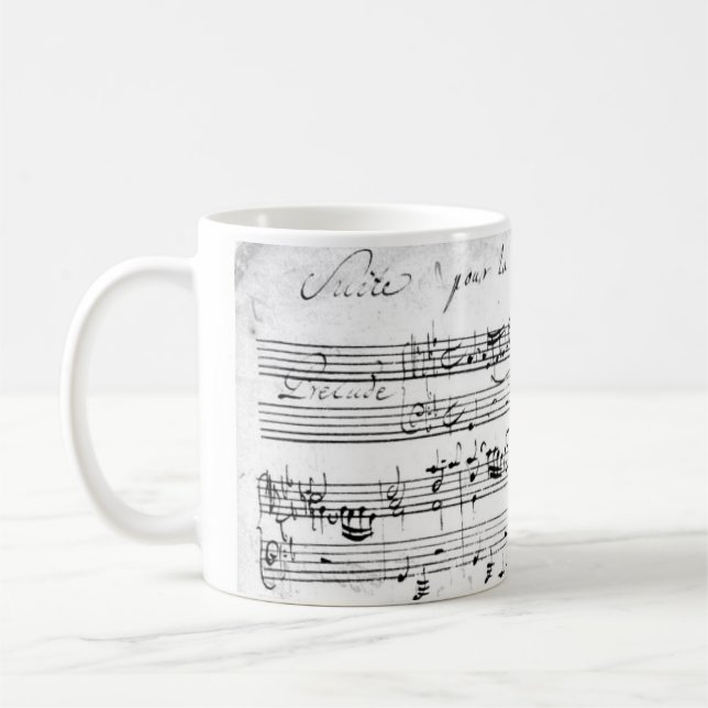 Mug Bach's Lute Suite (Gauche)