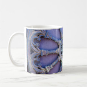 Mug Background with decorative fragment (ancient doors