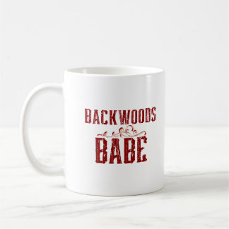 Mug Backwoods Babe Typographie
