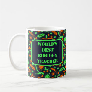 Mug Bactérie lumineuse Micro-organisme orange vert tox
