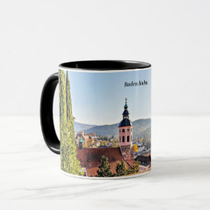 Mug Baden-Baden, Allemagne, paysage pittoresque