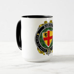 Mug Badge Burke Irish Shield