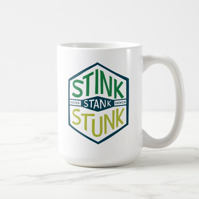 Mug Badge Ça Pue Ça Pua (Droite)