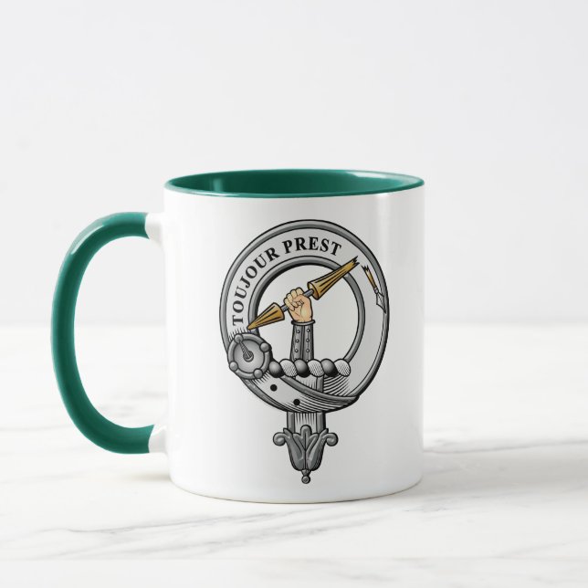 Mug Badge Carmichael Crest (Gauche)