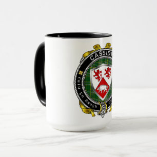 Mug Badge Cassidy Irish Shield 