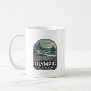 Mug Badge côtier du parc national Olympique